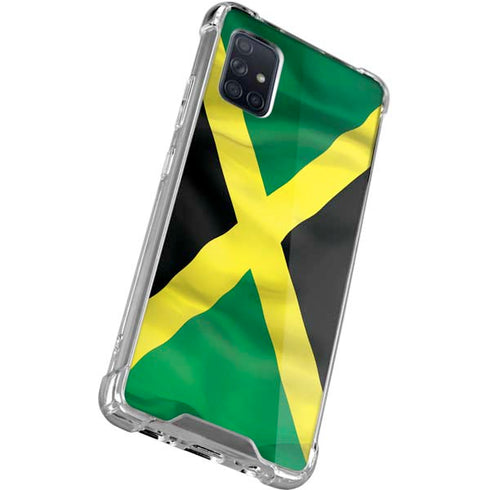 Jamaica Flag Galaxy A71 5G Clear Case