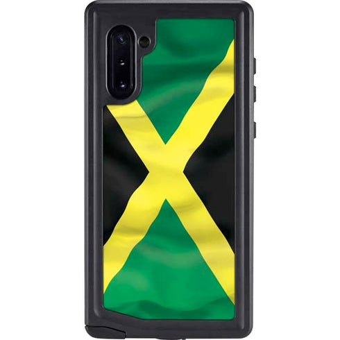 Jamaica Flag Galaxy Note 10 Waterproof Case