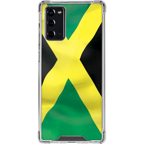 Jamaica Flag Galaxy Note20 5G Clear Case