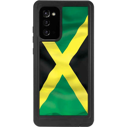 Jamaica Flag Galaxy Note20 5G Waterproof Case