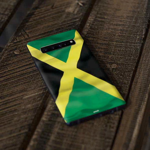Jamaica Flag Galaxy S10 Plus Skin