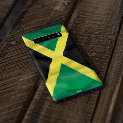 Jamaica Flag Galaxy S10 Skin