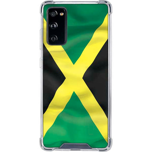 Jamaica Flag Galaxy S20 FE Clear Case