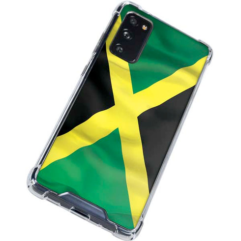 Jamaica Flag Galaxy S20 FE Clear Case