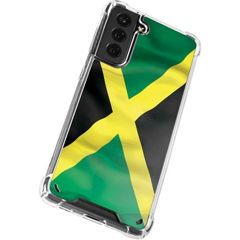Jamaica Flag Galaxy S21 5G Clear Case
