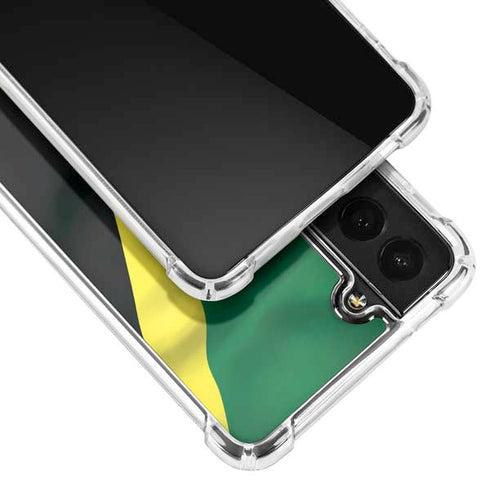Jamaica Flag Galaxy S21 Plus 5G Clear Case