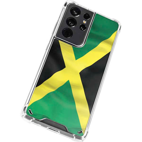 Jamaica Flag Galaxy S21 Ultra 5G Clear Case