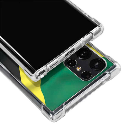 Jamaica Flag Galaxy S22 Ultra Clear Case