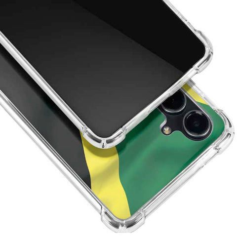 Jamaica Flag Galaxy S23 FE Clear Case