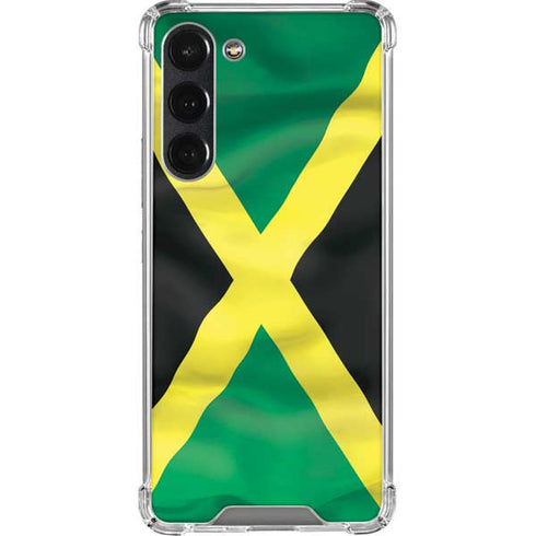 Jamaica Flag Galaxy S23 Plus Clear Case