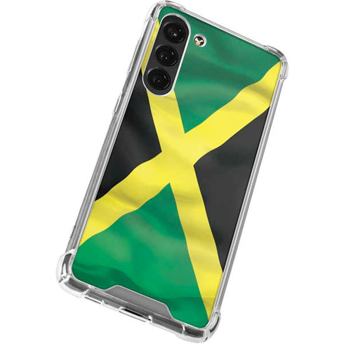 Jamaica Flag Galaxy S23 Plus Clear Case