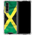 Jamaica Flag Galaxy Z Fold4 5G Clear Case