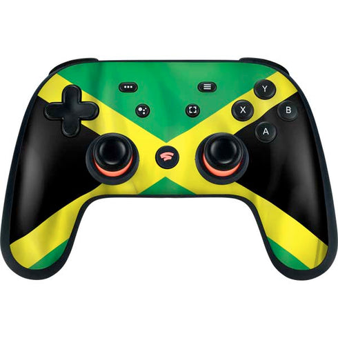 Jamaica Flag Google Stadia Controller Skin