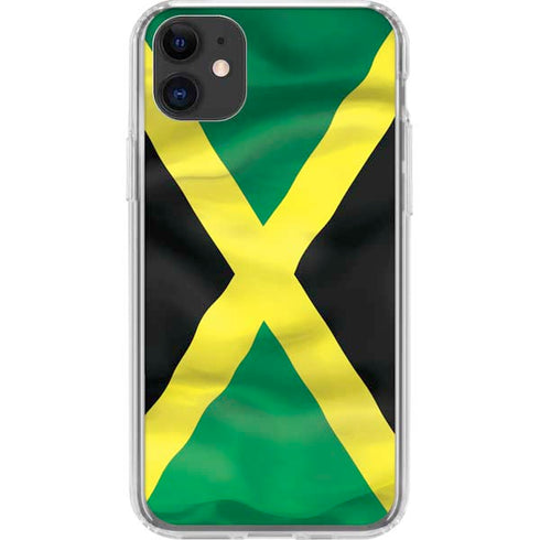 Jamaica Flag iPhone 11 Clear Case