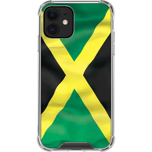 Jamaica Flag iPhone 12 Clear Case