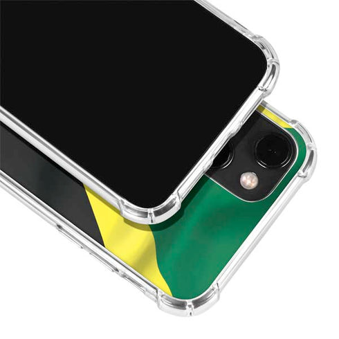 Jamaica Flag iPhone 15 Plus Clear Case