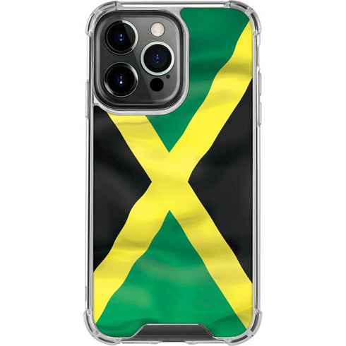 Jamaica Flag iPhone 15 Pro Clear Case