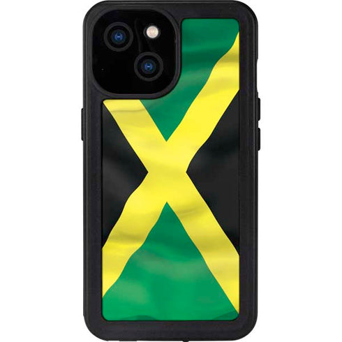 Jamaica Flag iPhone 15 Waterproof Case