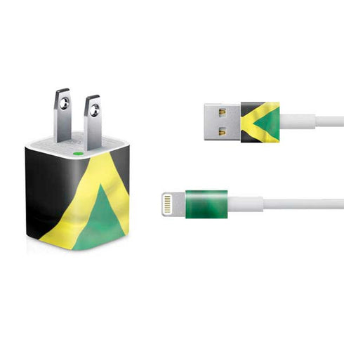 Jamaica Flag iPhone Charger (5W USB) Skin