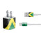 Jamaica Flag iPhone Charger (5W USB) Skin