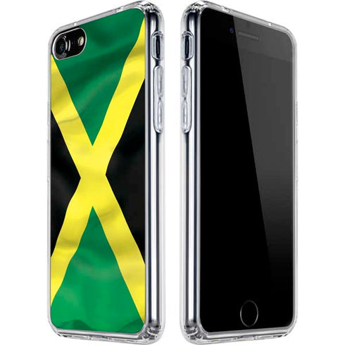 Jamaica Flag iPhone SE (2nd & 3rd Gen) Clear Case