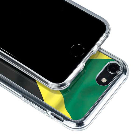 Jamaica Flag iPhone SE (2nd & 3rd Gen) Clear Case