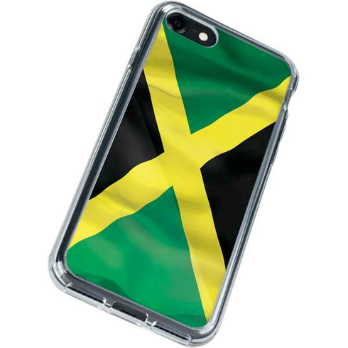 Jamaica Flag iPhone SE (2nd & 3rd Gen) Clear Case