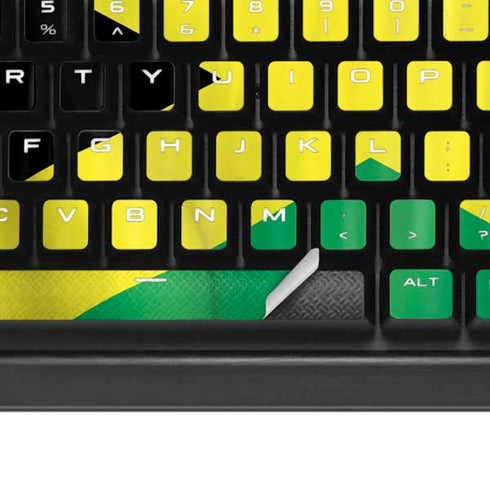 Jamaica Flag K95 RGB PLATINUM Mechanical Gaming Keyboard Skin