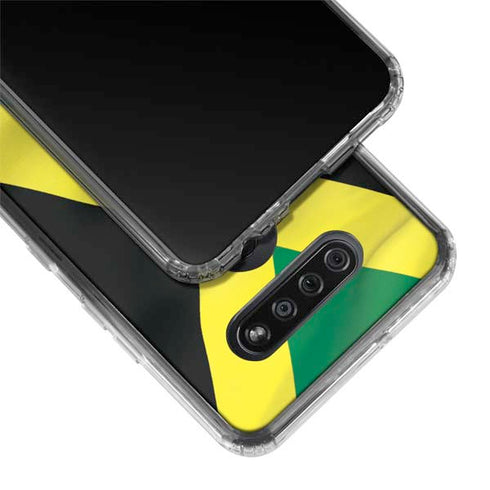 Jamaica Flag LG K51/Q51 Clear Case