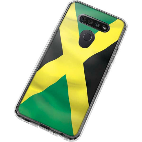 Jamaica Flag LG K51/Q51 Clear Case
