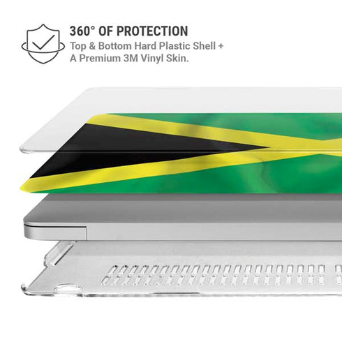 Jamaica Flag MacBook Air 13in M1 (2021) Case plus Skin
