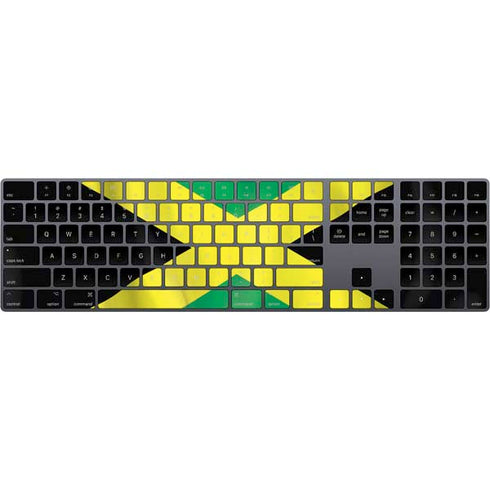 Jamaica Flag Magic Keyboard with Numeric Keypad Skin