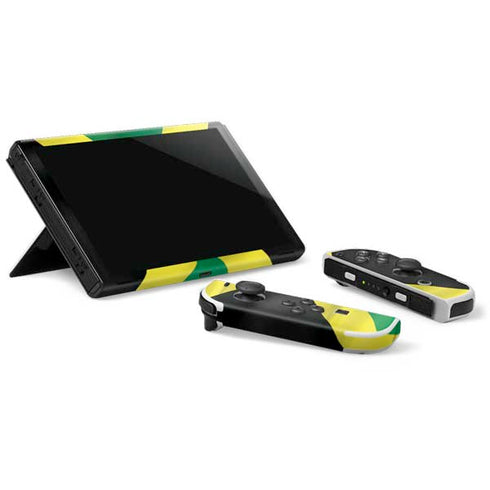 Jamaica Flag Nintendo Switch OLED (2021) Skin