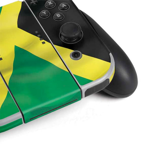 Jamaica Flag Nintendo Switch OLED (2021) Skin