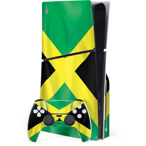 Jamaica Flag PS5 Slim Disk Bundle Skin
