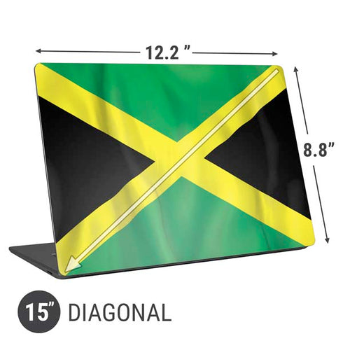 Jamaica Flag Universal Laptop 15in (12.2 x 8.8in) Skin