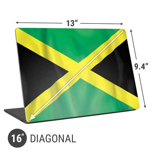 Jamaica Flag Universal Laptop 16in (13 x 9.4in) Skin