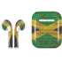 Jamaican Flag Dark Wood Apple AirPods Skin