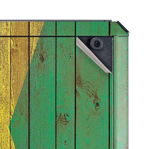 Jamaican Flag Dark Wood Cooler Master MasterBox Q300L Mini Tower Skin