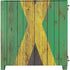 Jamaican Flag Dark Wood Corsair 4000D Tempered Glass Mid-Tower ATX Case Skin