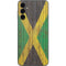 Jamaican Flag Dark Wood Galaxy A14 5G Skin