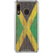 Jamaican Flag Dark Wood Galaxy A30 Clear Case