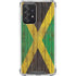 Jamaican Flag Dark Wood Galaxy A52 5G Clear Case