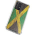 Jamaican Flag Dark Wood Galaxy A52 5G Clear Case