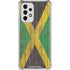 Jamaican Flag Dark Wood Galaxy A53 5G Clear Case