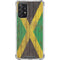 Jamaican Flag Dark Wood Galaxy A72 5G Clear Case