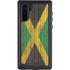 Jamaican Flag Dark Wood Galaxy Note 10 Waterproof Case