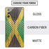 Jamaican Flag Dark Wood Galaxy Note20 5G Skin
