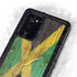 Jamaican Flag Dark Wood Galaxy Note20 5G Waterproof Case
