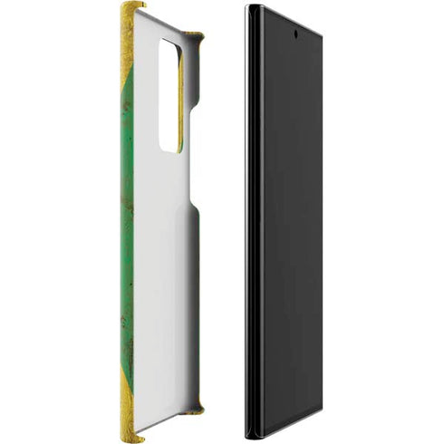 Jamaican Flag Dark Wood Galaxy Note20 Ultra 5G Lite Case